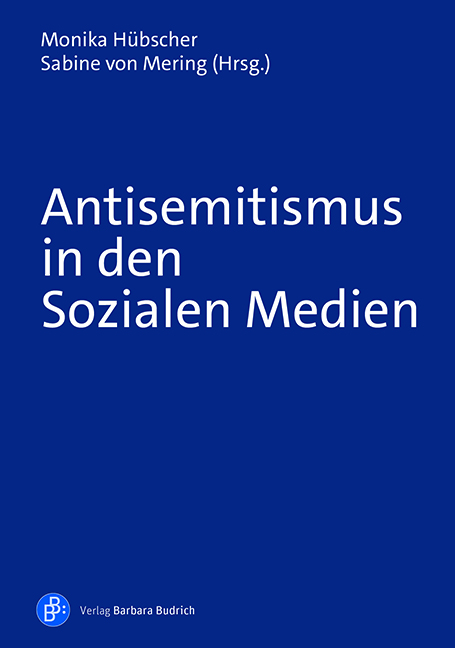 Buchcover: Antisemitismus in den Sozialen Medien