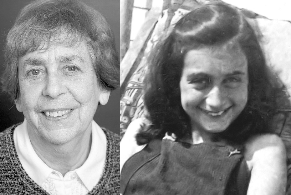 Fotocollage von Jacqueline van Maarsen und Anne Frank